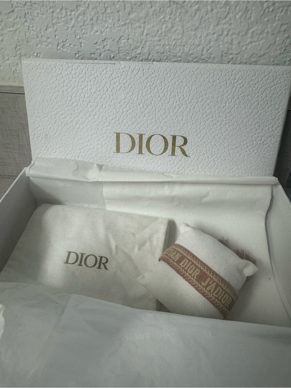 Dior authentic woven bracelet